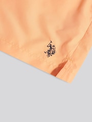 Narıncı - U.S. Polo Assn. Əsas Üzgüçülük Şortları - 7şəkildən 7 şəkil