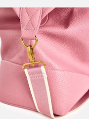 Oliver Bonas Pink Olivia Weekend Bag - Image 5 of 6
