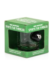 Jeray Set of 2 Clear Bar Bespoke Sports Fan Pool Ball Tumbler - Image 2 of 3