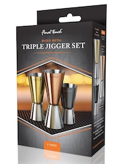 Jeray 3 Piece Copper Final Touch Mixed Metal Jiggers - Image 4 of 4