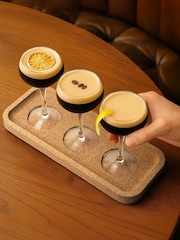 Jeray 4 Piece Clear Final Touch Espresso Martini Flight Glasses - Image 1 of 4