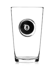 Jeray Clear Bar Bespoke Sports Fan Pool Ball Pint Glass Set of 2 - Image 3 of 4