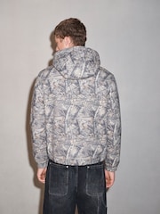 Khaki Realtree EDIT Borg Lined Canvas Hooded Jacket - Image 3 of 11