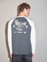Black/White Nascar Edit Long Sleeve T-Shirt - Image 3 of 10