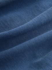Azul - EDIT Heavyweight Jersey Relaxed Fit Zip Up Hoodie - Imagen 8 de 8