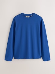 Sininen - Long Sleeve Heavyweight Boxy Edit T-Shirt - Kuva 5 / 7