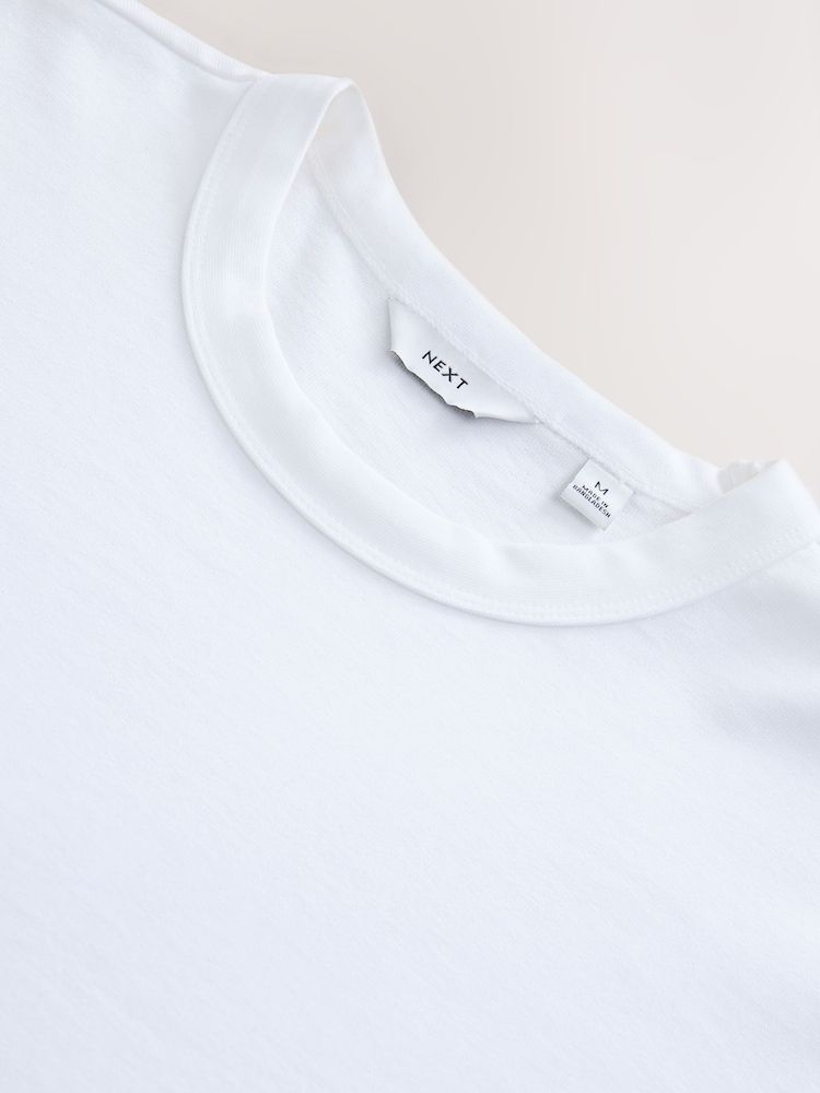 Valkoinen - Long Sleeve Heavyweight Boxy Edit T-Shirt - Kuva 2 / 3