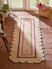 Cath Kidston Pink Jute Border Runner - Image 1 of 5