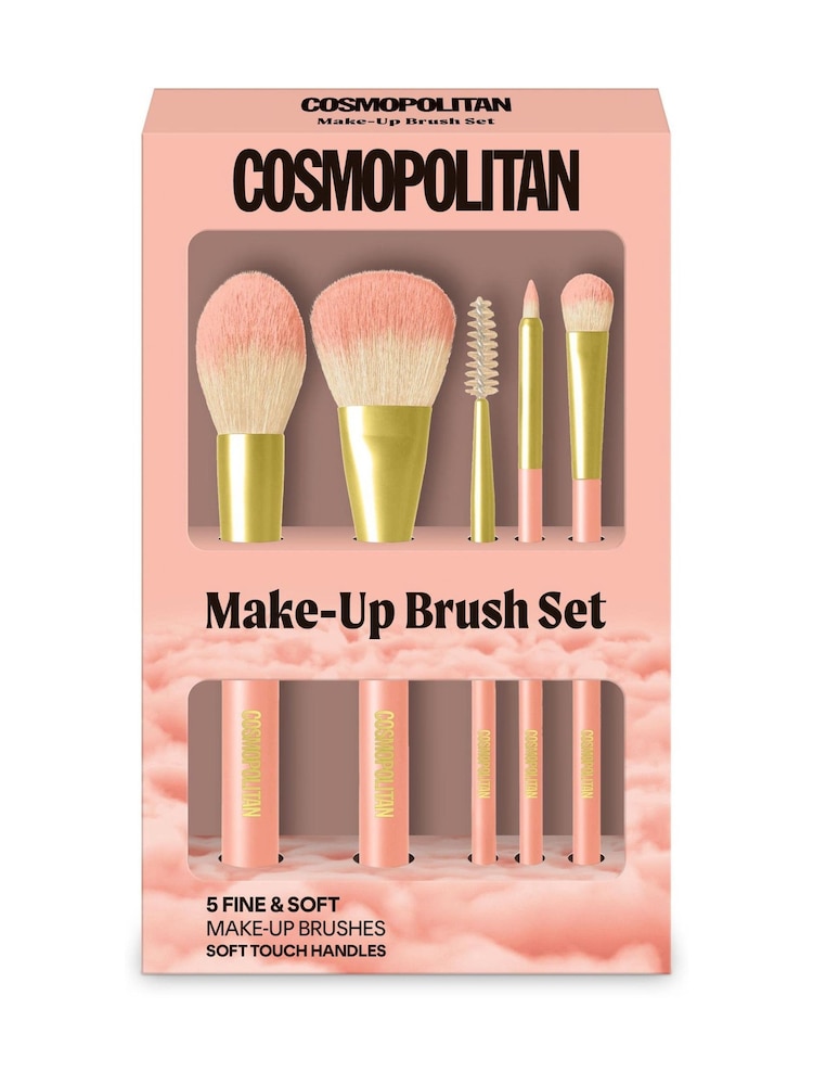 Cosmopolitan Pink Cotton Candy Make Up Brushes Set - Image 2 of 3