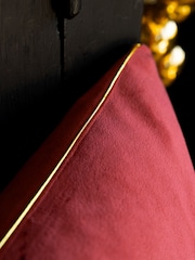Rockett St George Burgundy Red Fabyuleous Cushion - Image 4 of 7