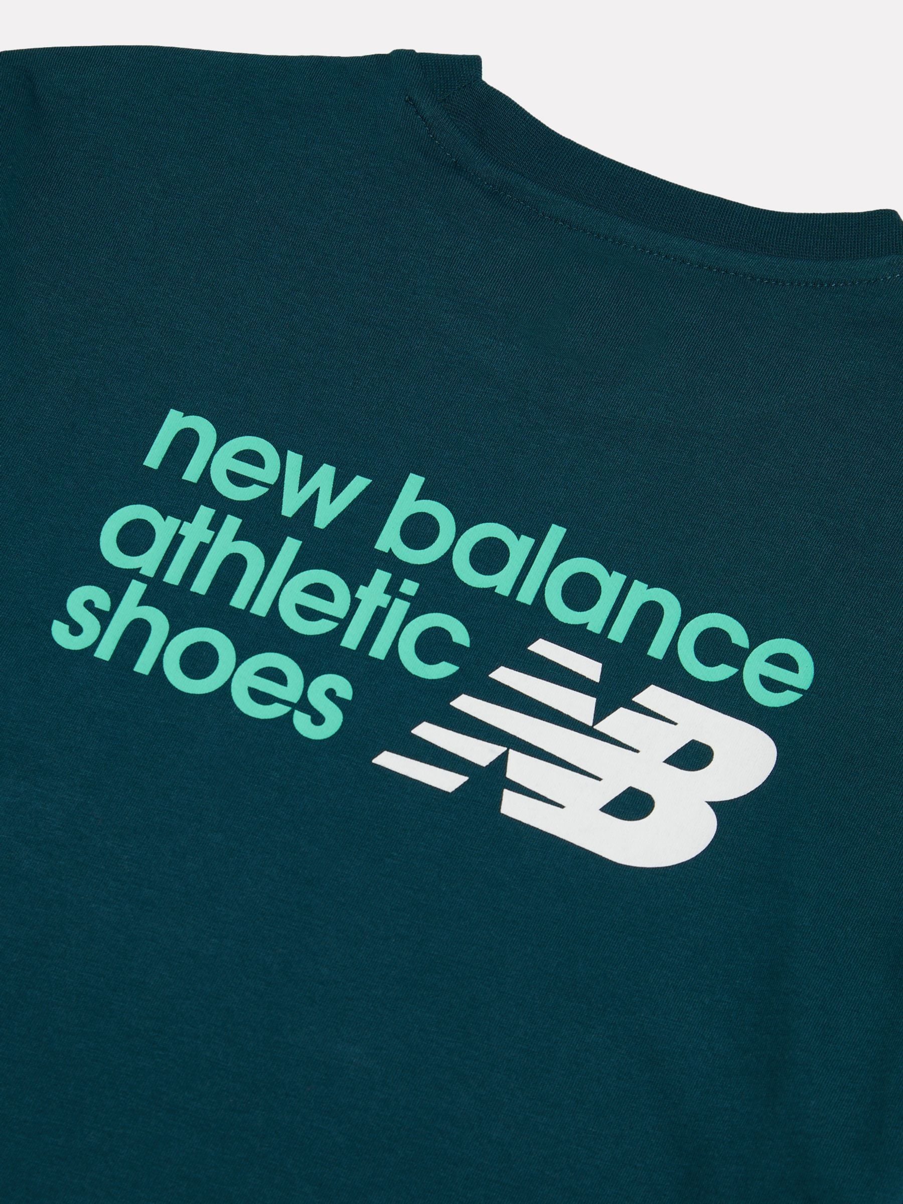 Buy New Balance Green Athletics Shoes Graphic T-Shirt from Next USA