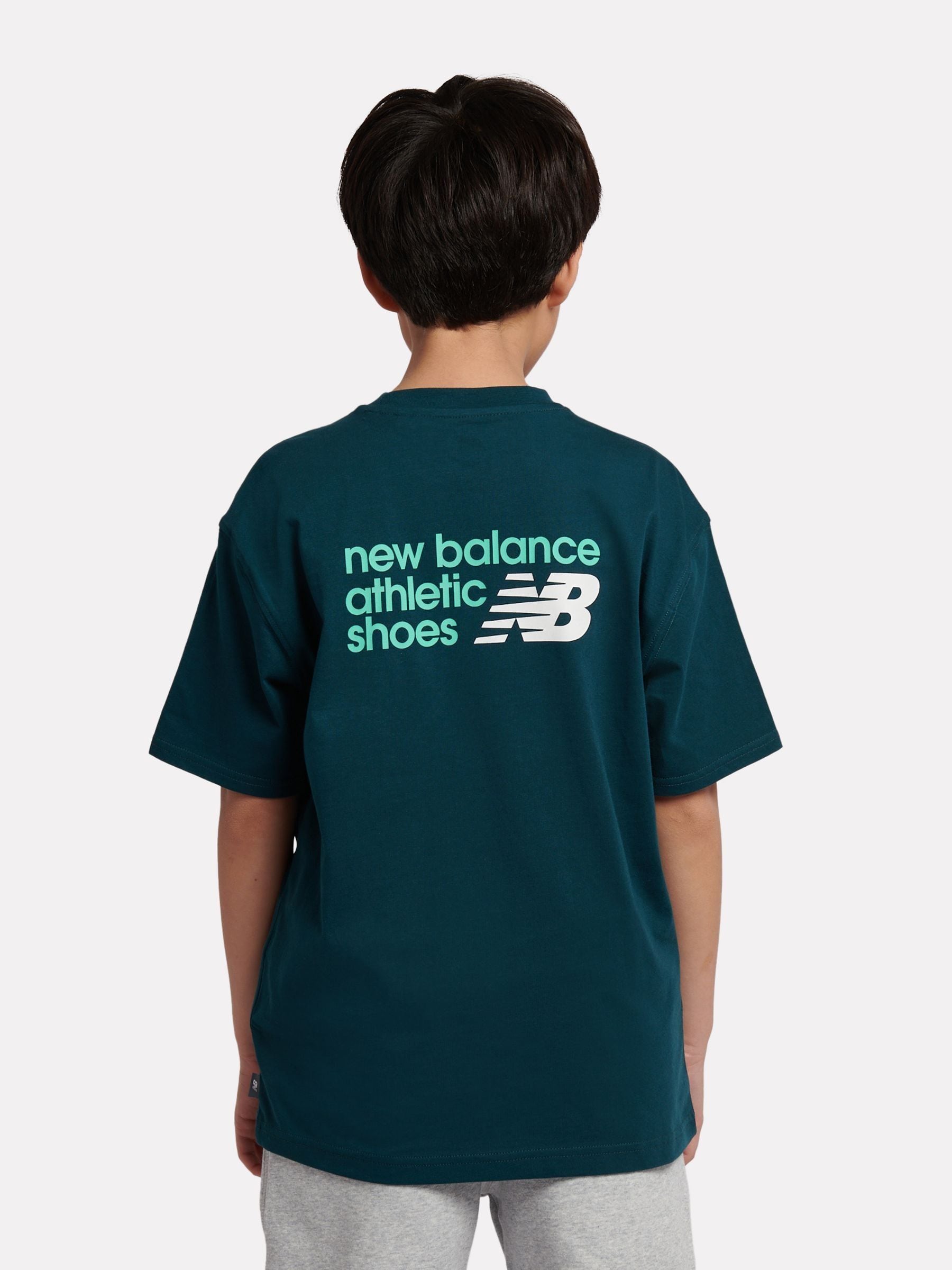Buy New Balance Green Athletics Shoes Graphic T-Shirt from Next USA