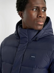 Calvin Klein Golf Blue Vanta Hooded Puffa Jacket - Image 3 of 10