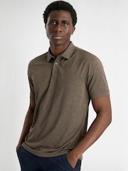 Calvin Klein Golf Brown Avondale Polo Shirt - Image 1 of 8