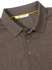 Calvin Klein Golf Brown Avondale Polo Shirt - Image 7 of 8