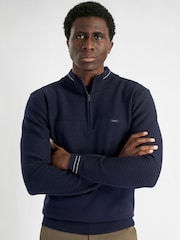 Calvin Klein Golf Blue Jupiter 1/2 Zip Sweater - Image 1 of 9