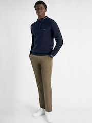 Calvin Klein Golf Blue Jupiter 1/2 Zip Sweater - Image 2 of 9