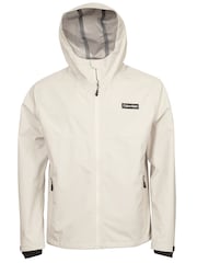 Calvin Klein Golf Cream Feather Dry 15K Hooded Waterproof Jacket - Image 5 of 11