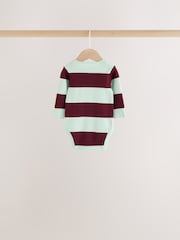 Blue/Burgundy Transport Long Sleeve Bodysuits 5 Pack - Image 8 of 10