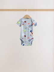 Blue/Yellow Cosmic - Kurzarm-Bodys für Babys im 5er Pack - Bild 6 von 11