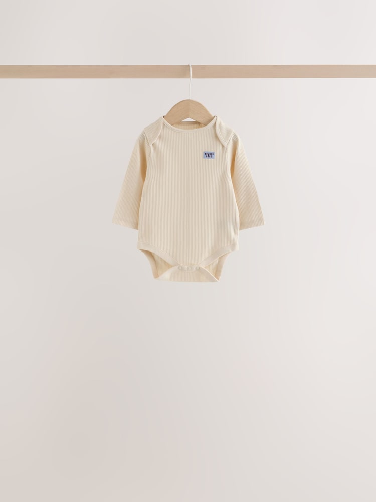 Blue Brunch Long Sleeve Bodysuits 5 Pack - Image 2 of 11 Blue Brunch Long Sleeve Bodysuits 5 Pack - Image 2 of 11