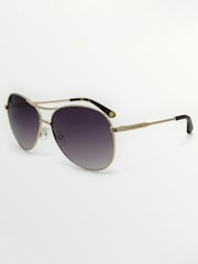Auksas - Laura Ashley Aviator Style Sunglasses - 2 paveikslėlis iš 4