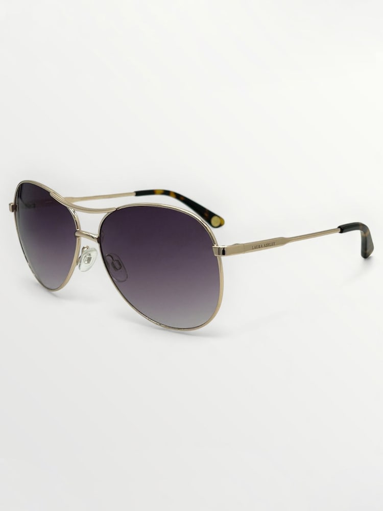 Auksas - Laura Ashley Aviator Style Sunglasses - 2 paveikslėlis iš 4