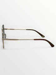 Laura Ashley Black Rectangular Sunglasses - Image 4 of 5