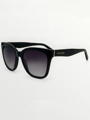 Laura Ashley Black Oversized Sunglasses - Image 3 of 5