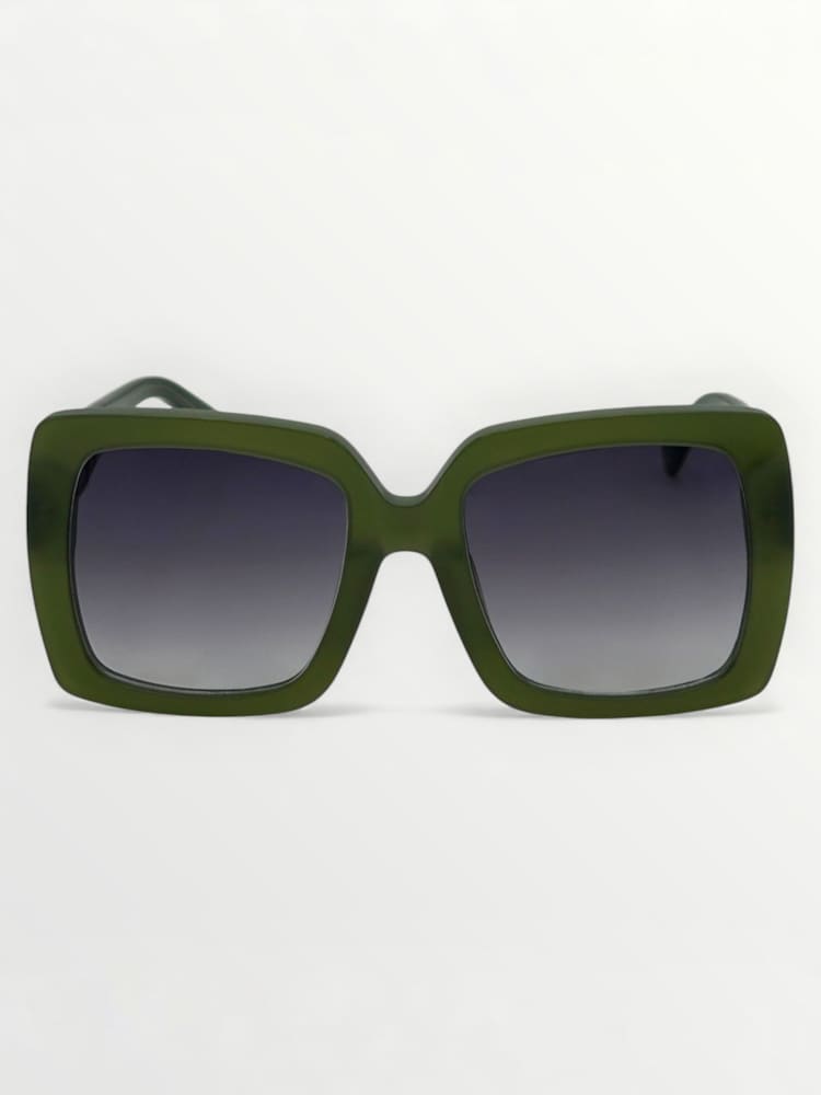 Zelená - Laura Ashley Oversized Square Sunglasses - Obrázek 2 z 5