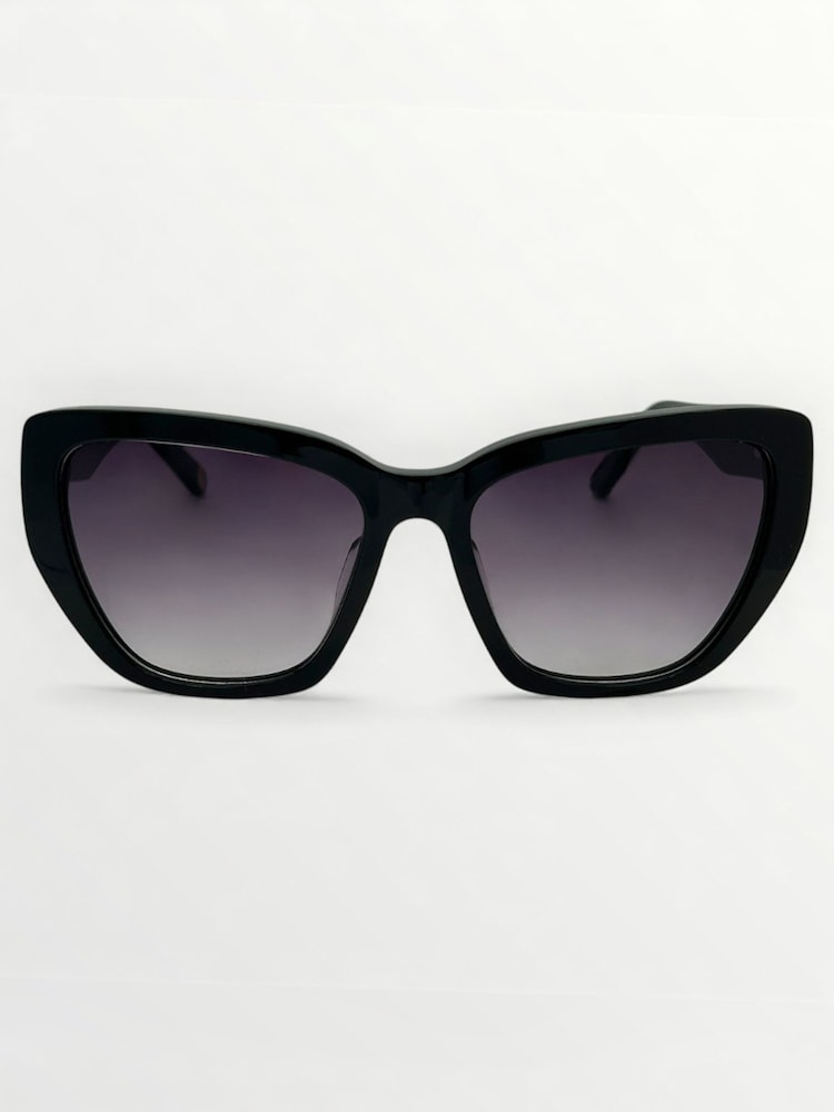 Černý - Laura Ashley New Geometric Sunglasses - Obrázek 2 z 5