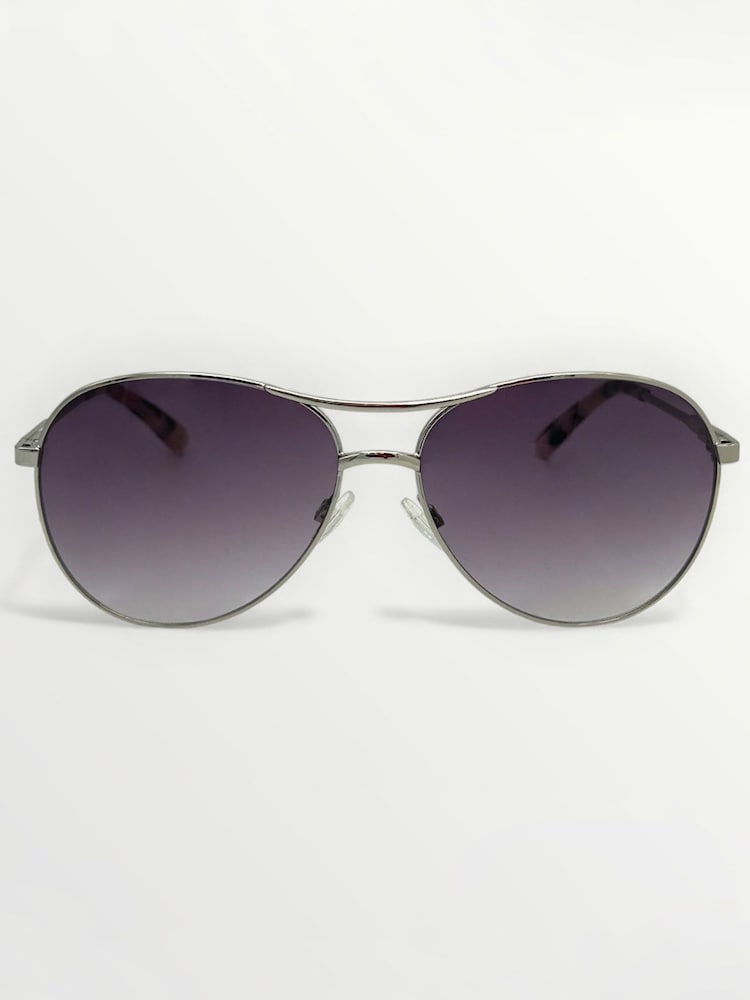 Laura Ashley Silver Aviator Style Sunglasses - Image 2 of 5