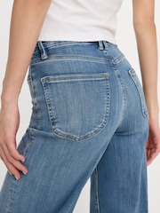 Good American Blue Good Waist Palazzo Jeans - Image 5 of 6