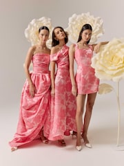 Elliatt Pink Dionne Tulip Mini Dress - Image 6 of 7