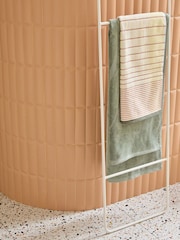 Mapoesie Orange Echo Cotton 650gsm Jacquard Towel - Image 1 of 3