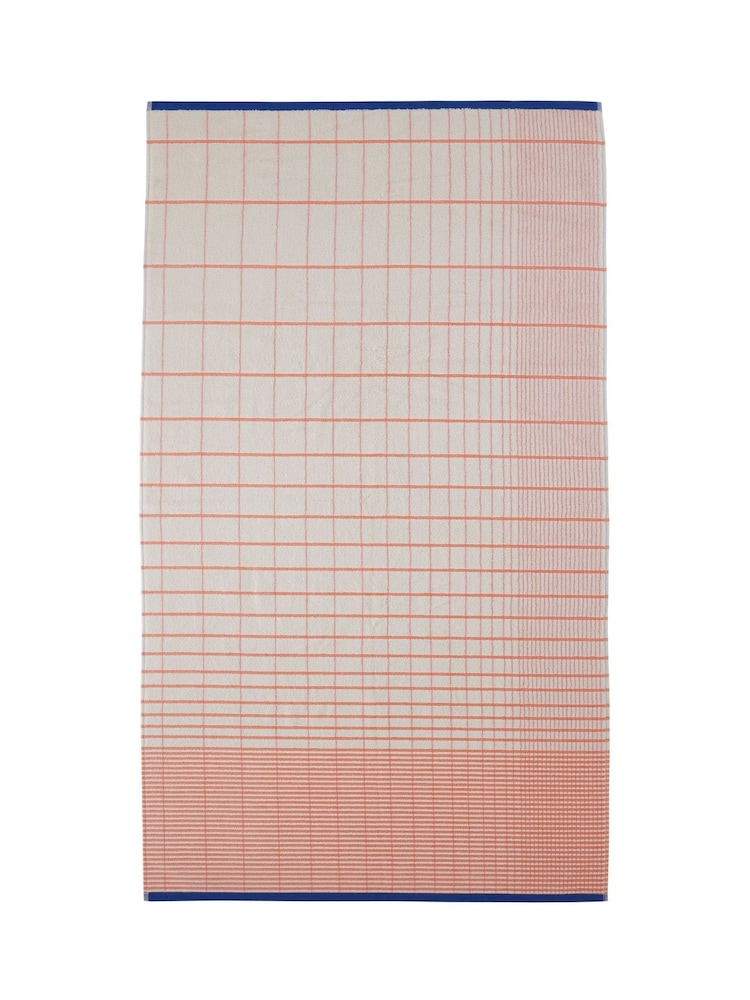 Mapoesie Orange Echo Cotton 650gsm Jacquard Towel - Image 3 of 3 Mapoesie Orange Echo Cotton 650gsm Jacquard Towel - Image 3 of 3