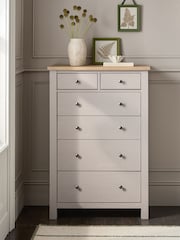 Stone Malvern 6 Drawer Chest of Drawers - Image 1 of 9
