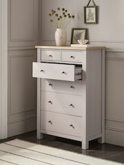 Stone Malvern 6 Drawer Chest of Drawers - Image 3 of 9