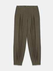 Mint Velvet Green Soft Balloon Trousers - Image 7 of 8