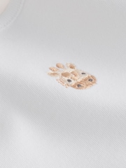 White Mini Safari Animals Long Sleeve Baby Bodysuits 5 Pack - Image 11 of 11