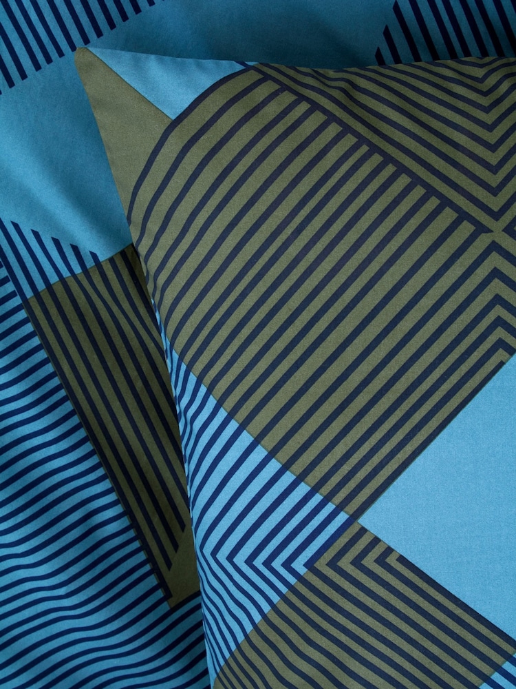 Mapoesie Khaki Stella Cotton Square Pillowcase - Image 2 of 2 Mapoesie Khaki Stella Cotton Square Pillowcase - Image 2 of 2