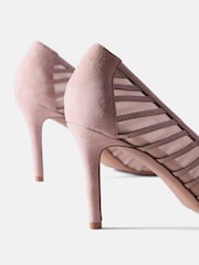 Roz - Mint Velvet Kya Caged Court Shoes - Imaginea 3 din 4