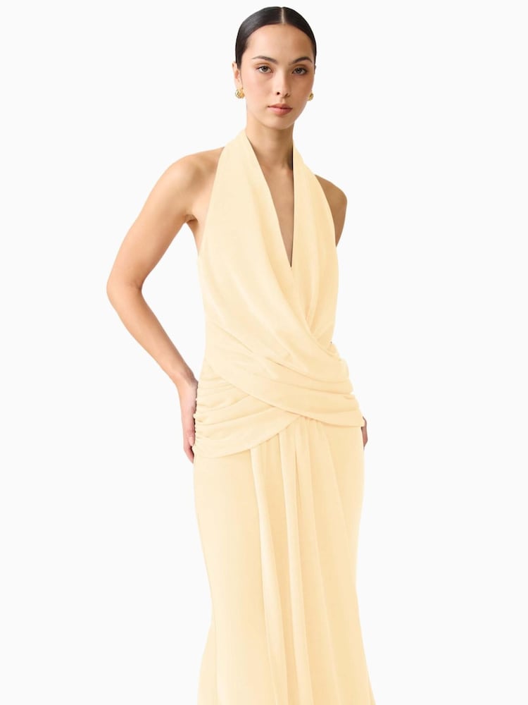 elliatt golden dress Buy Yellow Simone Cowl Neck Gown from Next USA 6.23 bc added 9.11.9 emerald