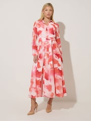 Star by Julien MacDonald Pink Printed Shirt Dress - Image 4 of 5