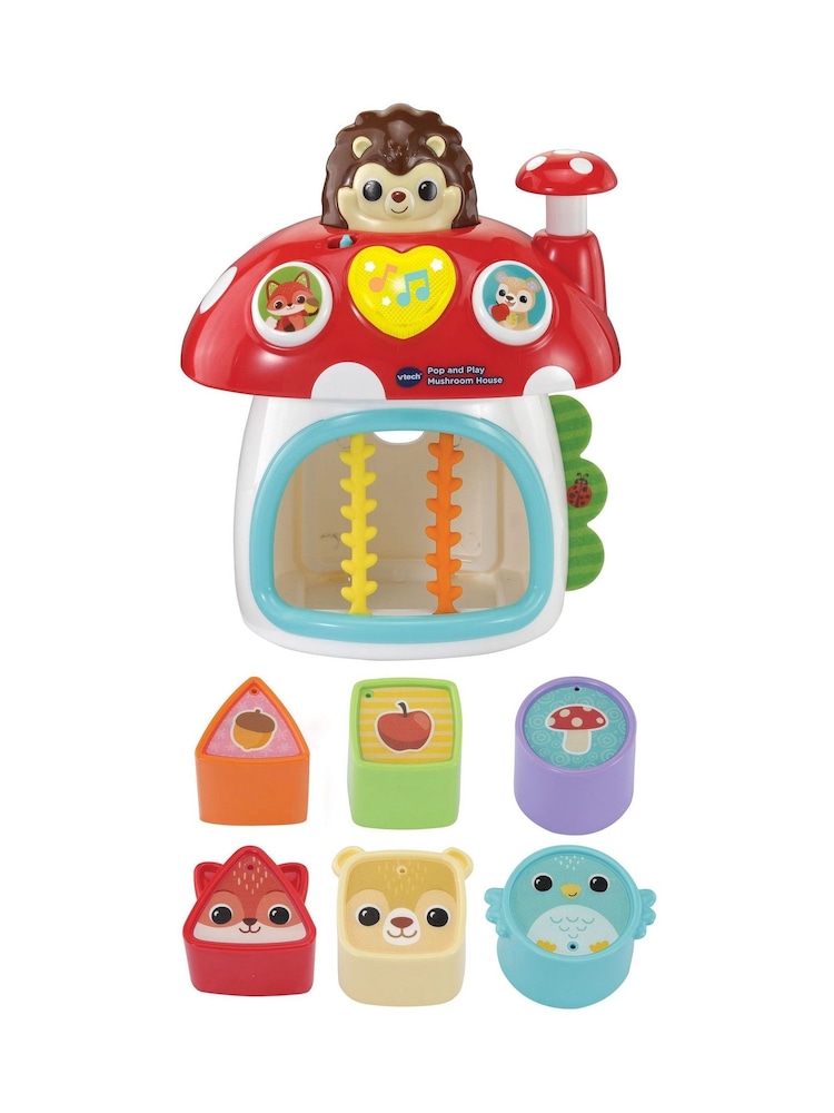 V-Tech Pop and Play Mushroom House Toy - Image 1 of 4