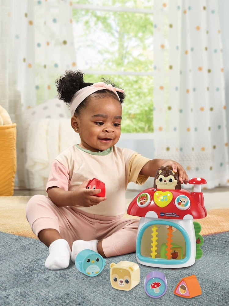 V-Tech Pop and Play Mushroom House Toy - Image 2 of 4