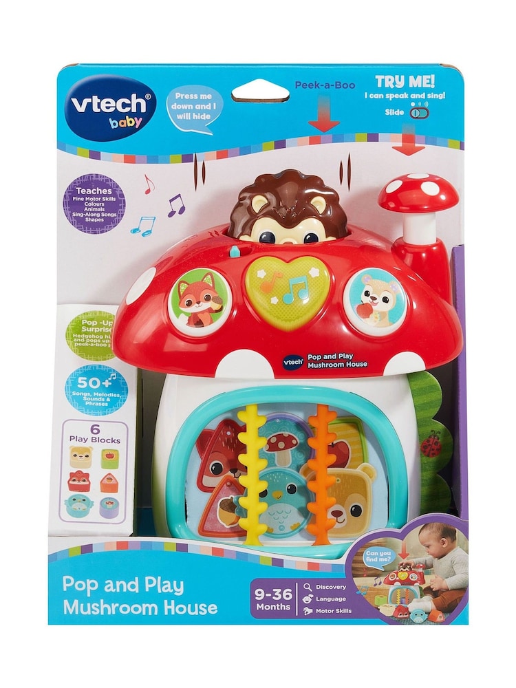 V-Tech Pop and Play Mushroom House Toy - Image 4 of 4