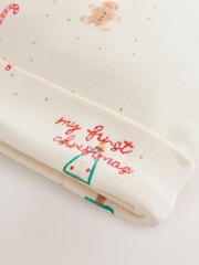 White/Red My First Christmas Baby Hat & Bib Set (0-12mths) - Image 5 of 6