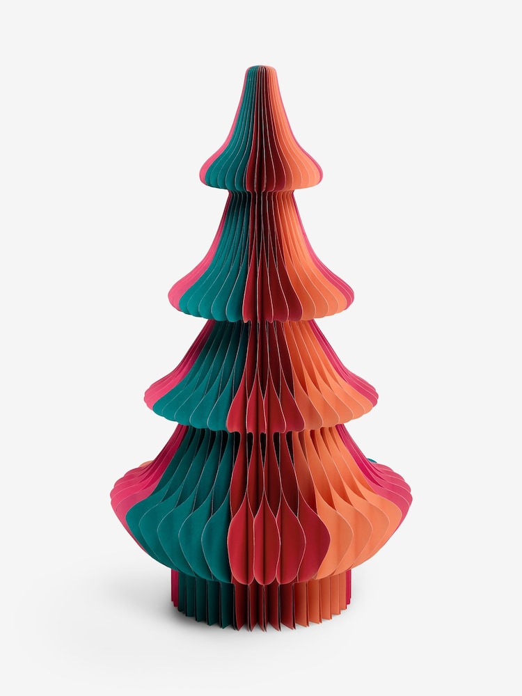 Brights Paper Christmas Tree - Image 1 of 1