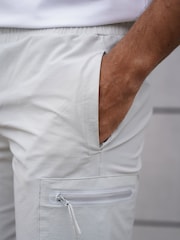 CAPO Cream Utility Tech Cargo Shorts - Image 3 of 6